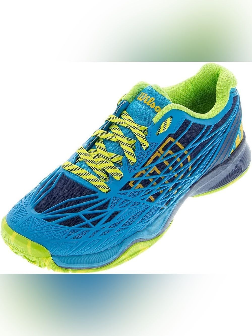 Wilson Kaos Men's All Court Tennis Shoe Navy/Scuba Blue Size 12